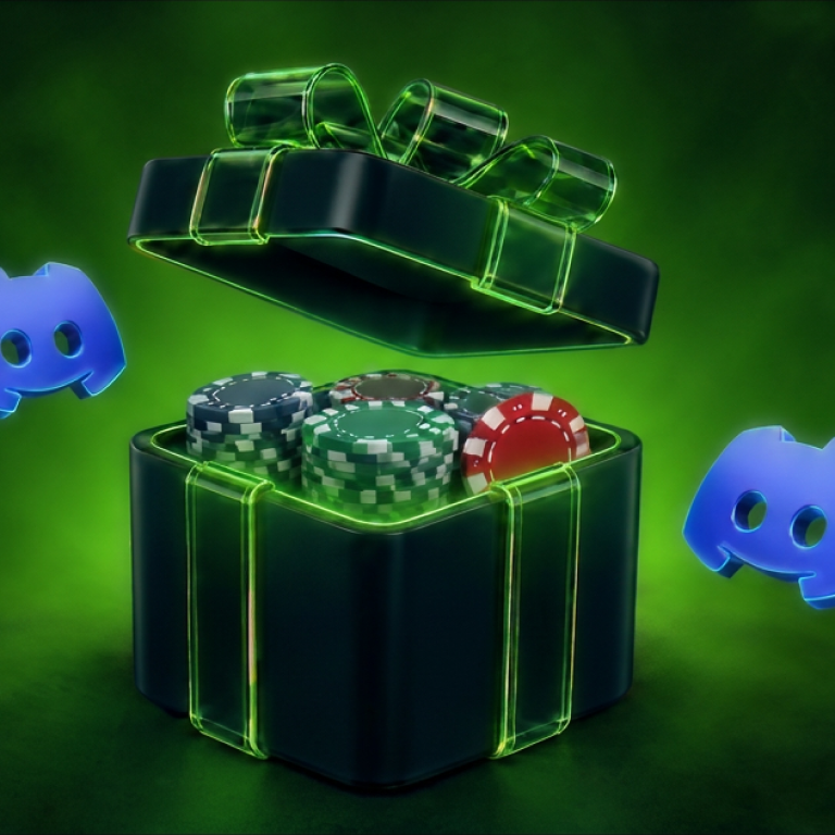 Dustbit casino welcome bonus card with chip graphics